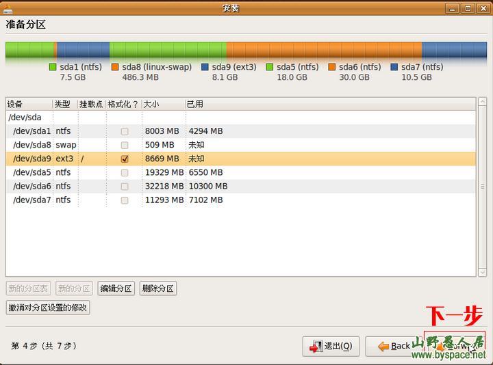 从零开始安装ubuntu9.04到硬盘与XP独立双系统